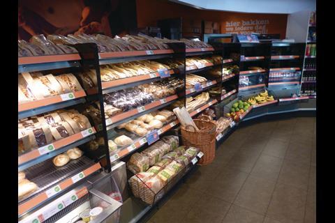 The bakery prepares food daily